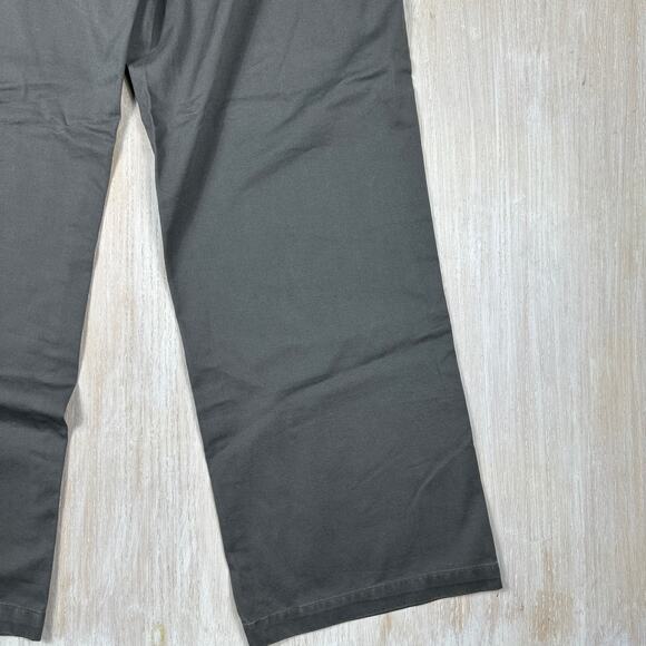 NWT Calvin Klein Weekend Khaki Flat Front Relaxed Leg Solid Beige Y2K Pants 16 - Picture 12 of 15